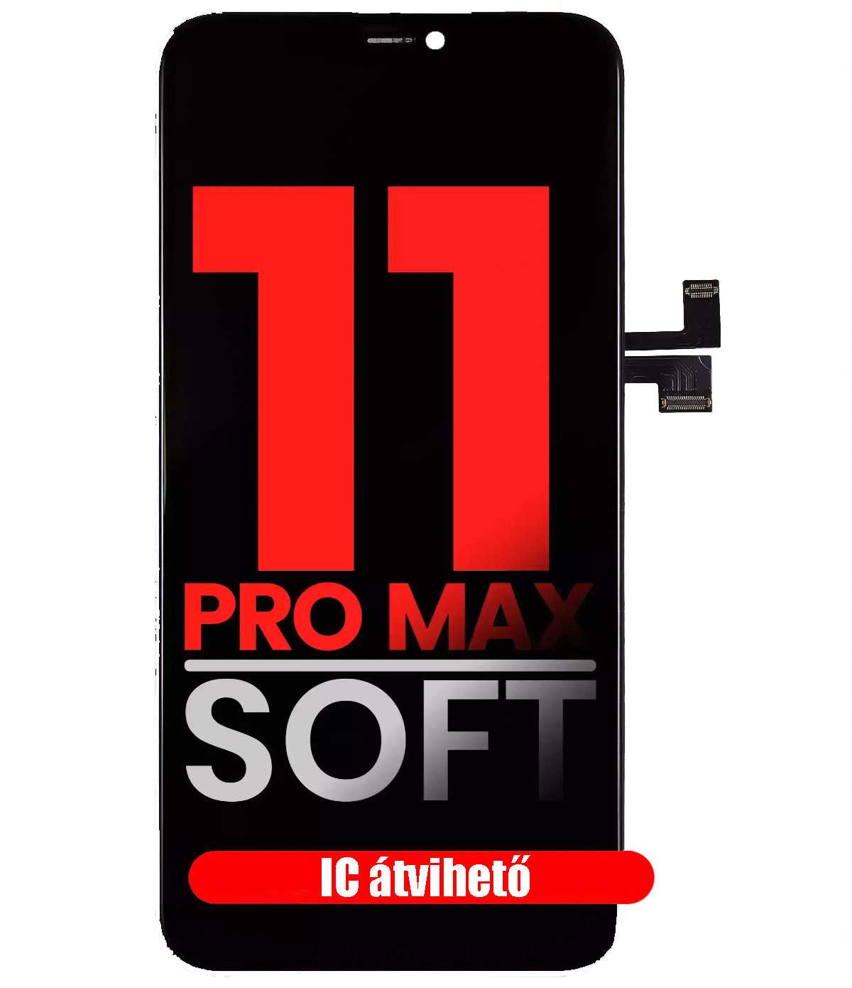 Apple iPhone 11 Pro Max Kijelző - Prémium Soft OLED