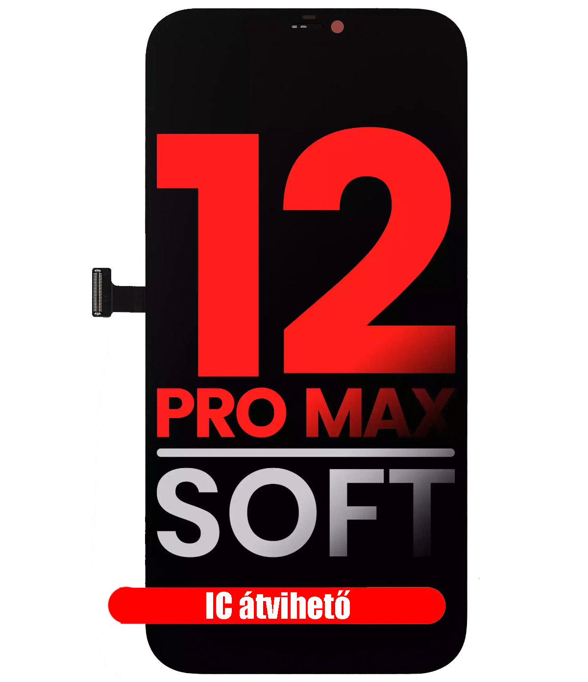 Apple iPhone 12 Pro Max Kijelző - Prémium Soft OLED