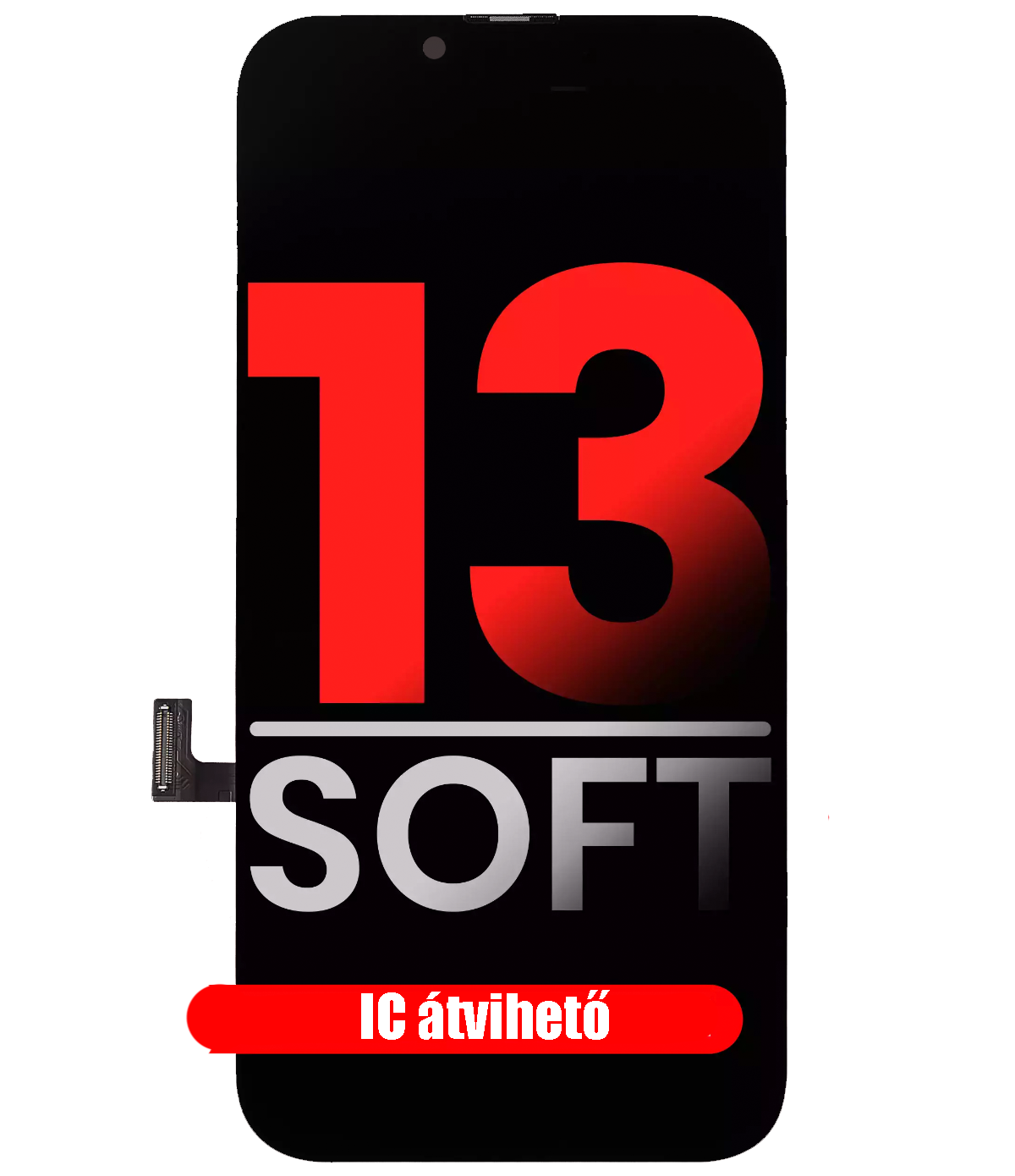 Apple iPhone 13 Kijelző - Prémium Soft OLED