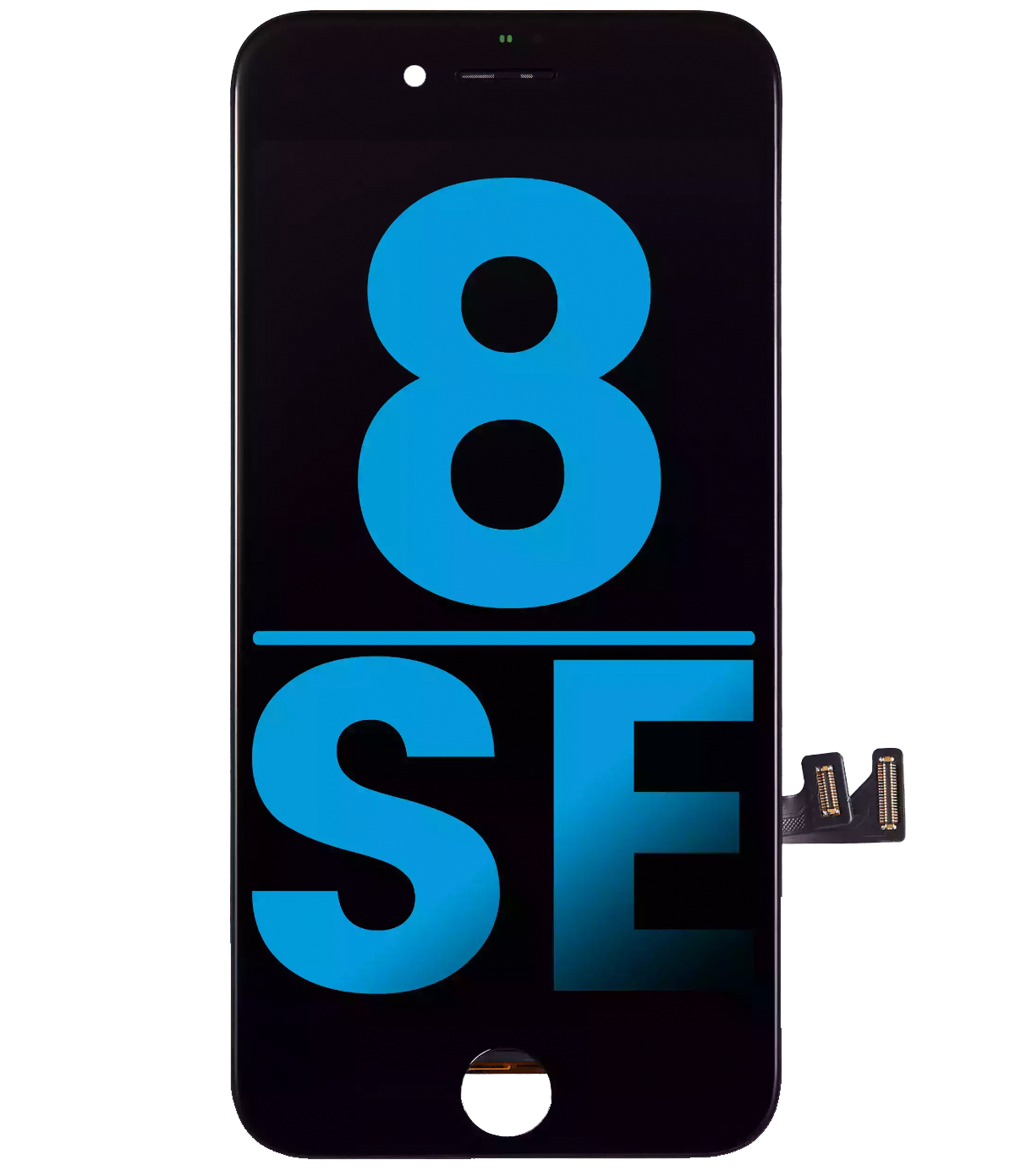 Apple iPhone 8/SE (2020) Kijelző - Fekete - LCD Incell