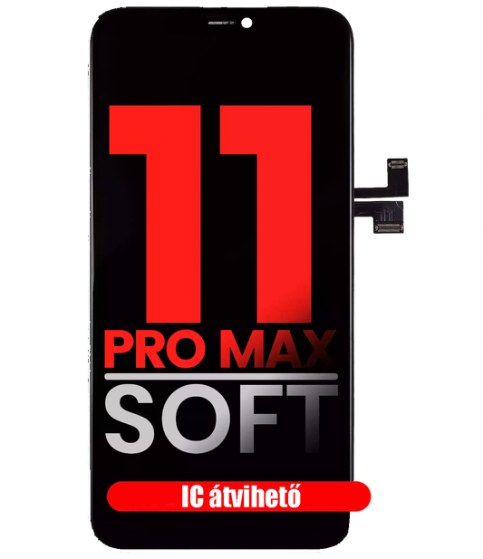 Apple iPhone 11 Pro Max Kijelző - Prémium Soft OLED