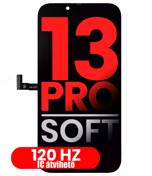 Apple iPhone 13 Pro Kijelző - Prémium Soft OLED 120Hz